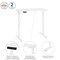 Bestar Bestar Viva 48W x 24D Electric Standing Desk in white 19857-000017 - alternate 6